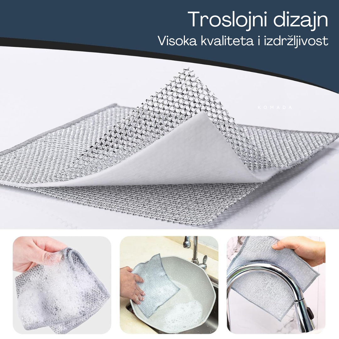 Višenamjenske žičane čudesne krpe 10 komada